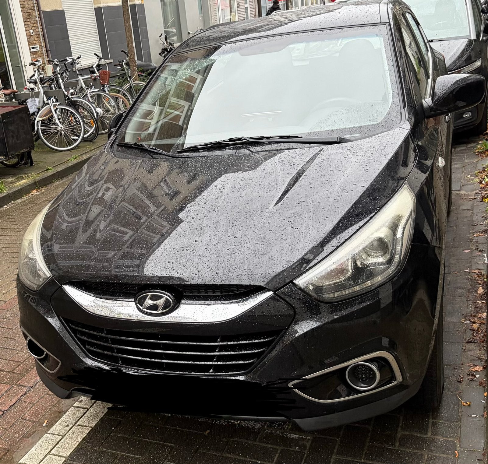 Hyundai IX35  2015 1.6 benzine 120000km, Autos, Euro 5, Achat, Boîte manuelle, Noir