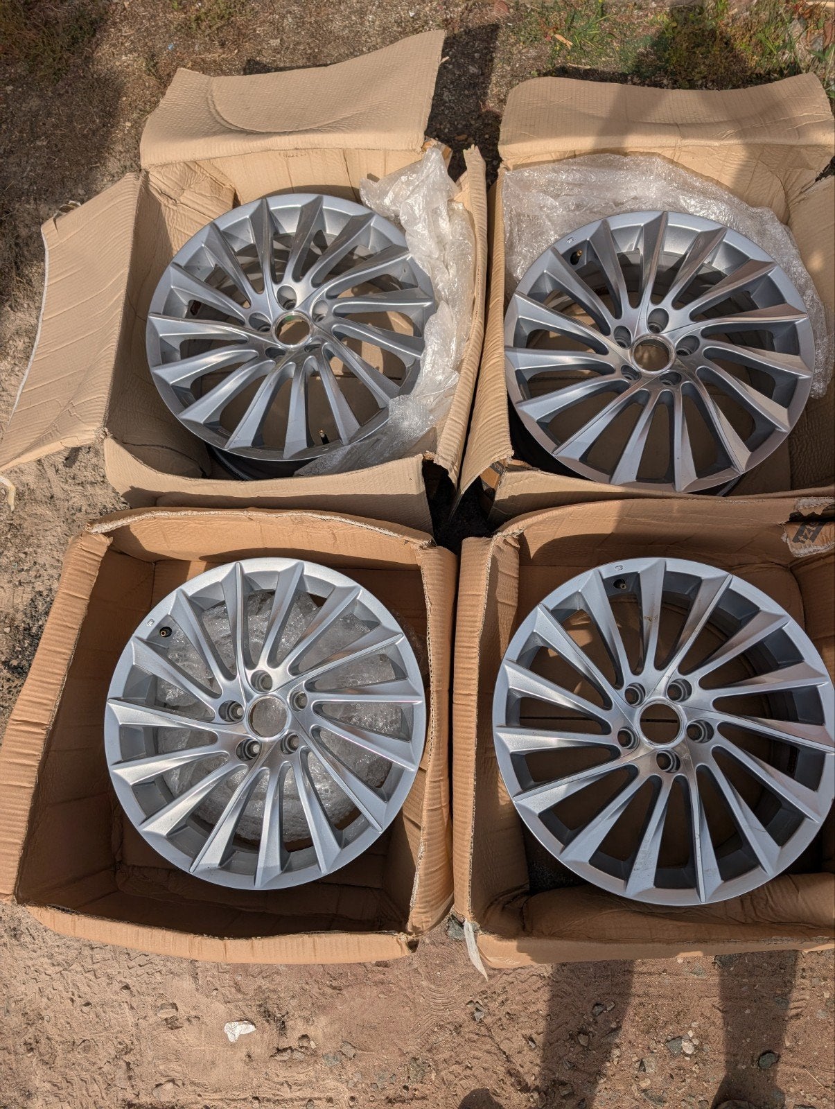 Jantes Alfa Romeo d'origine 18" – Réf. 156093273, Autos : Pièces & Accessoires, Enlèvement, Jante(s)