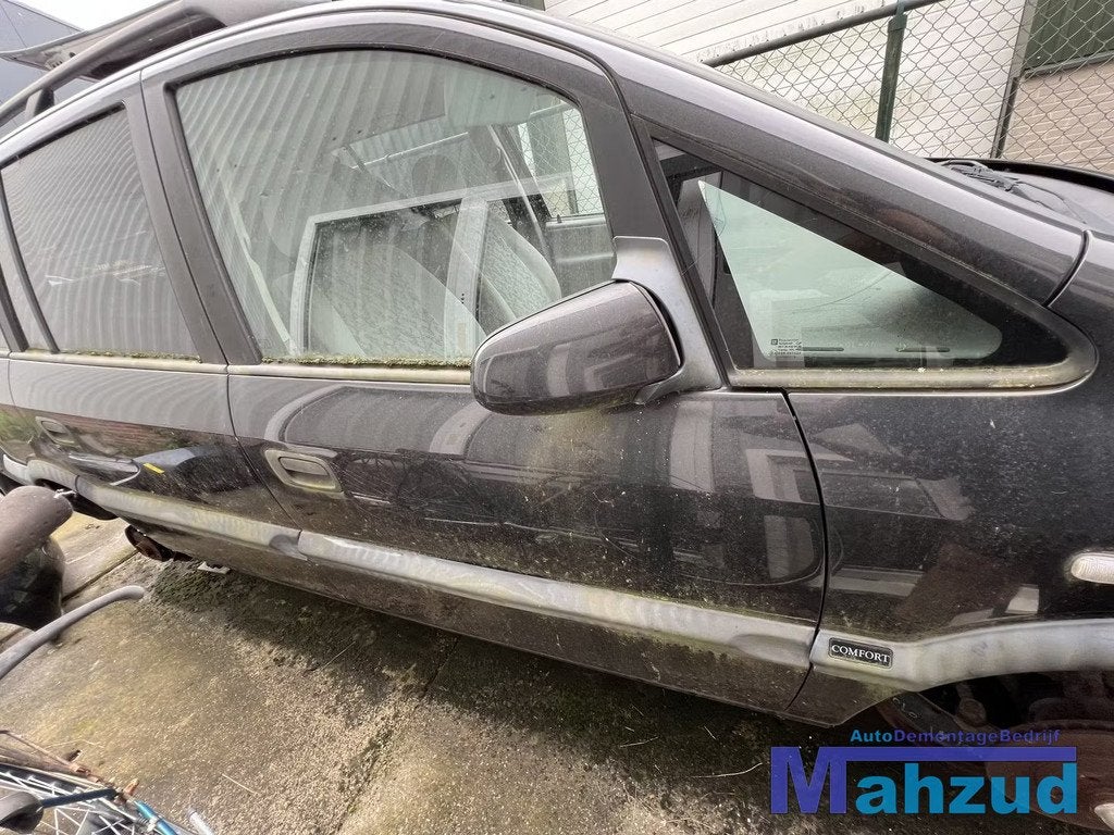 OPEL ZAFIRA A Zwart Z298 rechts voor deur portier 1999-2005, Gebruikt, Deur, Opel Automobile GmbH, Kontakt@opel-infoservice.de