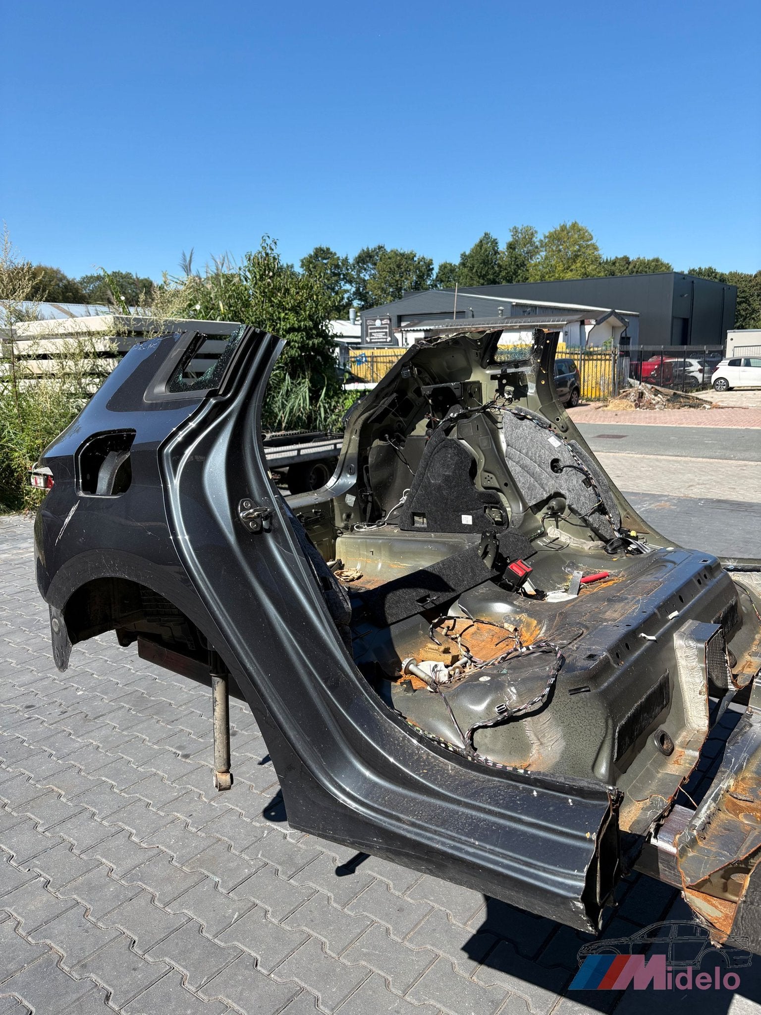 AUDI A3 8Y SNIJDEEL ACHTERSCHERM RECHTS LX7L, Gebruikt, -, -, Spatbord