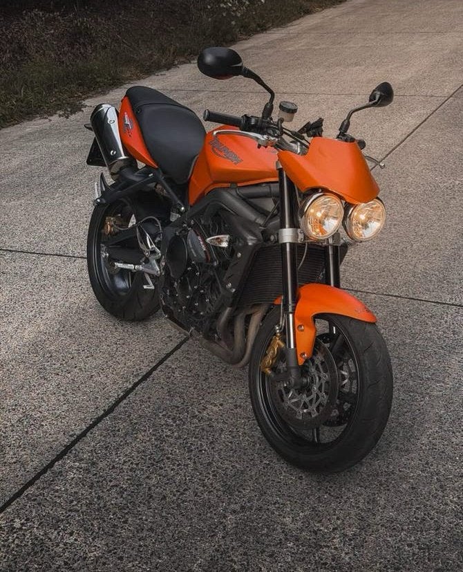 Triumph street triple 675 r orange mat 2009, Motos, Particulier