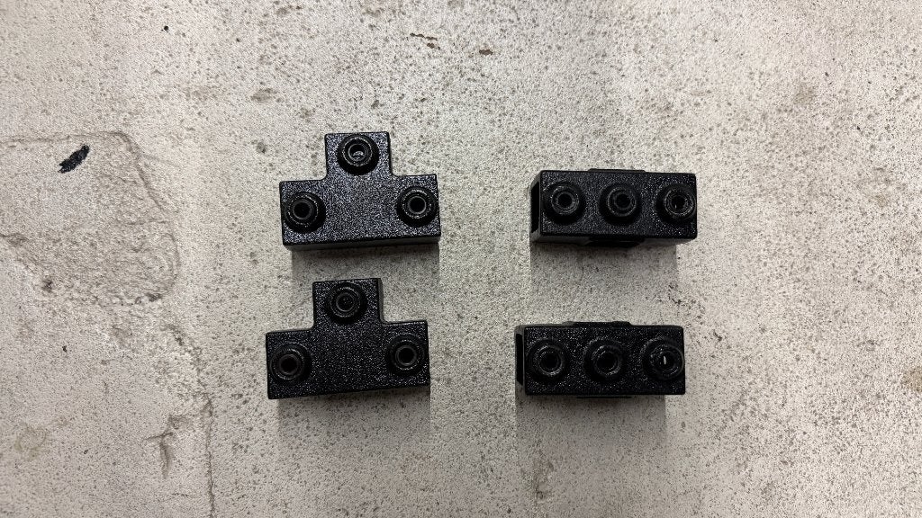 Steigerbuiskoppelingen voetplaat 40x40mm (22 st), Ophalen, Nieuw, Overige typen