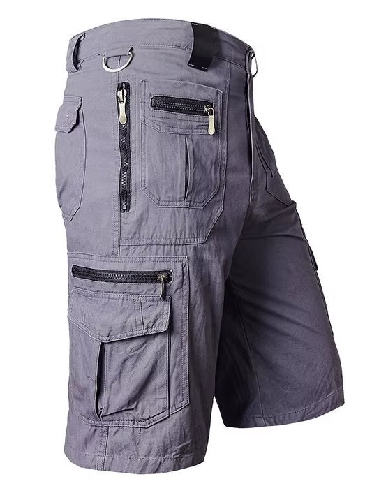 Bermuda cargo 3/4 homme xxl Multi Poches neuf, Neuf, Gris, Enlèvement ou Envoi, Taille 56/58 (XL)