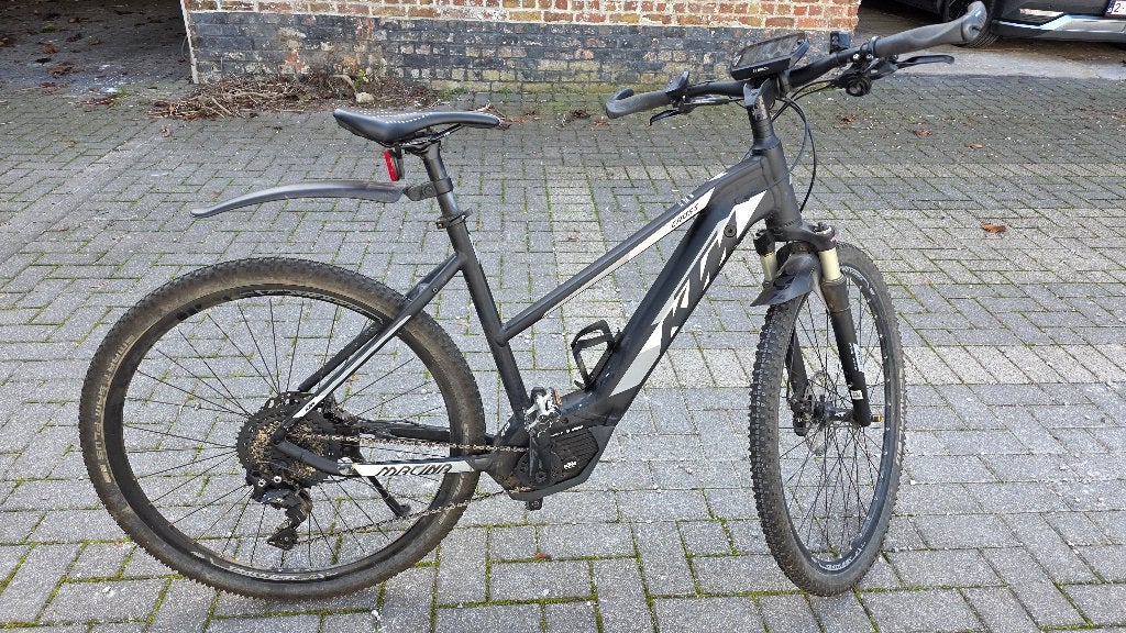 Sportieve KTM Macina Cross Dames E-Bike, Fietsen en Brommers, Gebruikt, Minder dan 47 cm, 50 km per accu of meer, Ophalen