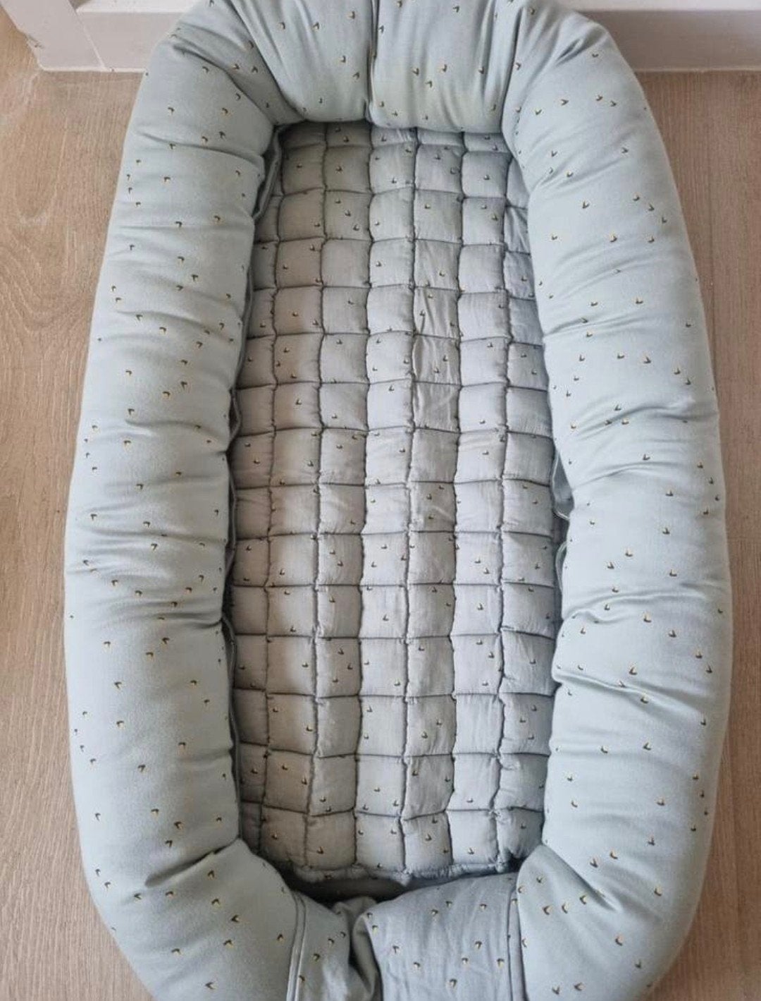 Babynest Konges Sløjd Mille Marine – French Blue, Ophalen, Zo goed als nieuw, Blauw, Overige typen