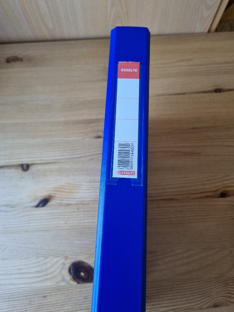 ringmap met 4 ringen A4 Esselte blauw, Ophalen of Verzenden, Gebruikt