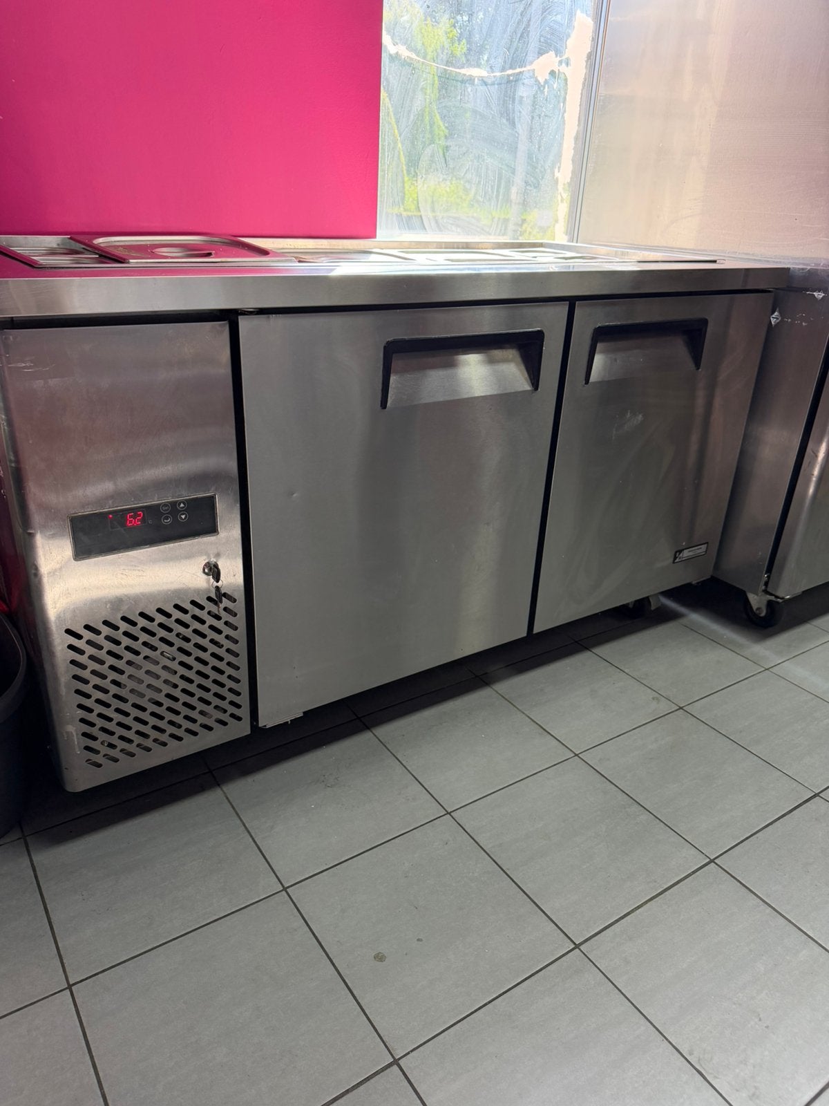 Saladette réfrigérée professionnelle inox avec bacs GN, Articles professionnels, Enlèvement