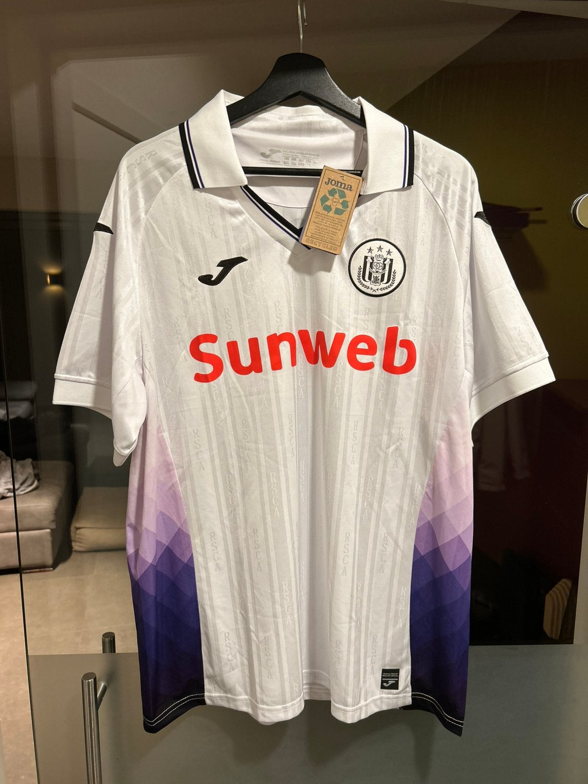 Maillot RSC Anderlecht 2025 2026, Sport en Fitness, Groter dan maat XL, Ophalen of Verzenden, Zo goed als nieuw, Shirt