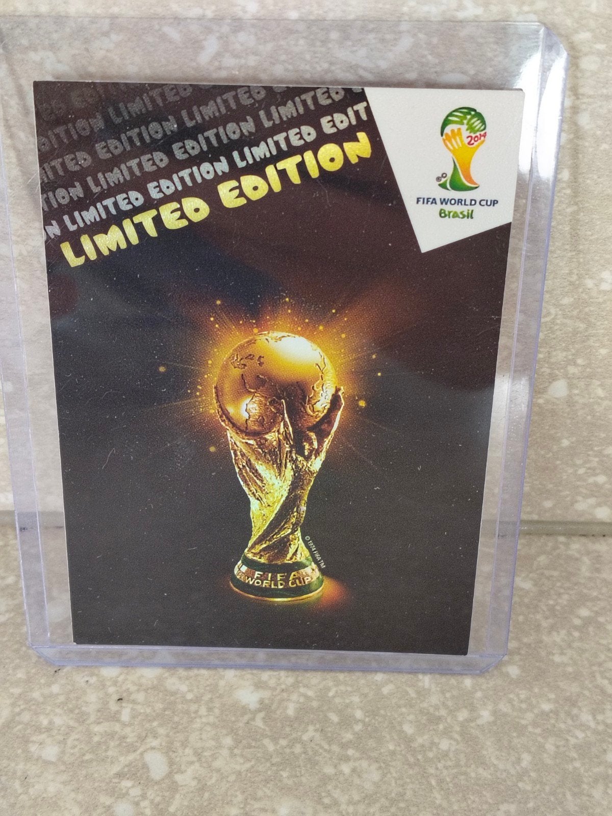 Panini kaart WK 2014 Limited edition, Ophalen of Verzenden
