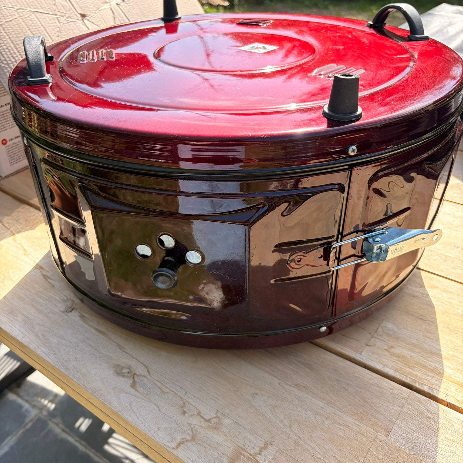 Schäfer Elektronik XXL Ronde Oven (36L) – Rood, Enlèvement, Comme neuf, Four