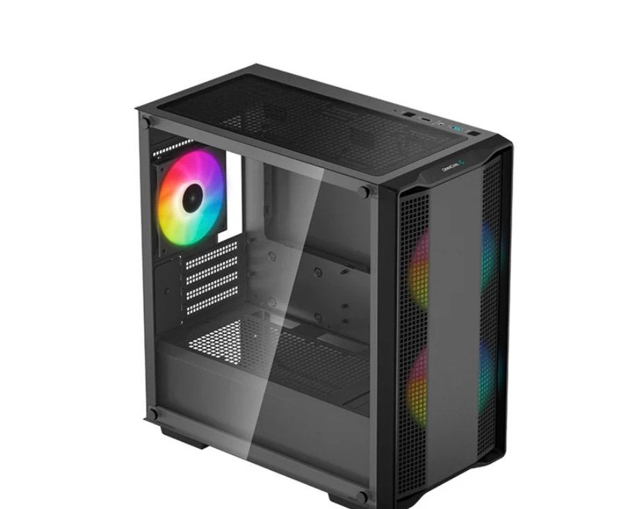 Case micro atx met 3 ARGB deepcool fans, Computers en Software, Ophalen, Nieuw