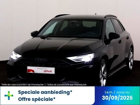Audi A3 Sportback 30 TFSI MHEV S line S tronic, Autos, Achat, Hatchback, A3, Noir