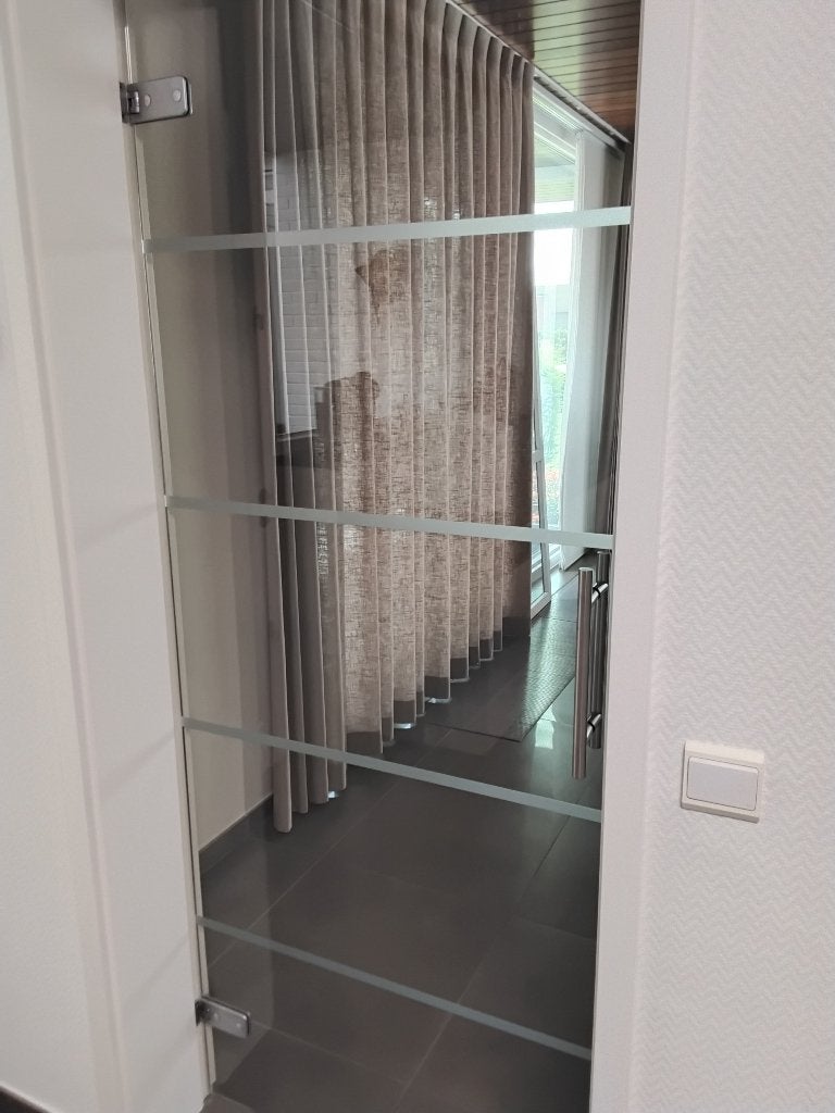 Glazen deur, Doe-het-zelf en Bouw, Deuren en Vliegenramen, Ophalen, Gebruikt, 80 tot 100 cm, Binnendeur