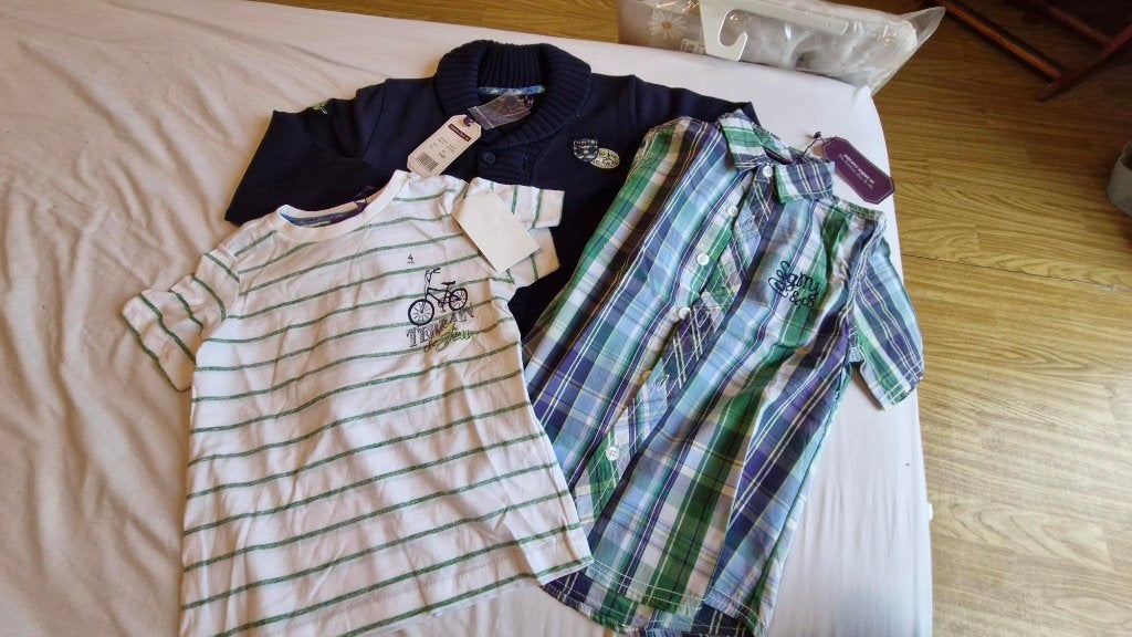 ensemble 3 pièces avec étiquette T104 et 110, Neuf, Garçon, Sergent Major, Ensemble