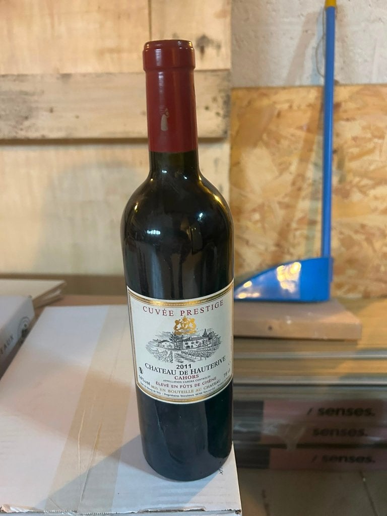 Vin Cahors Vin Prestige Chateau de Hauterive 2011, Collections, Neuf, Enlèvement, Vin rouge, France