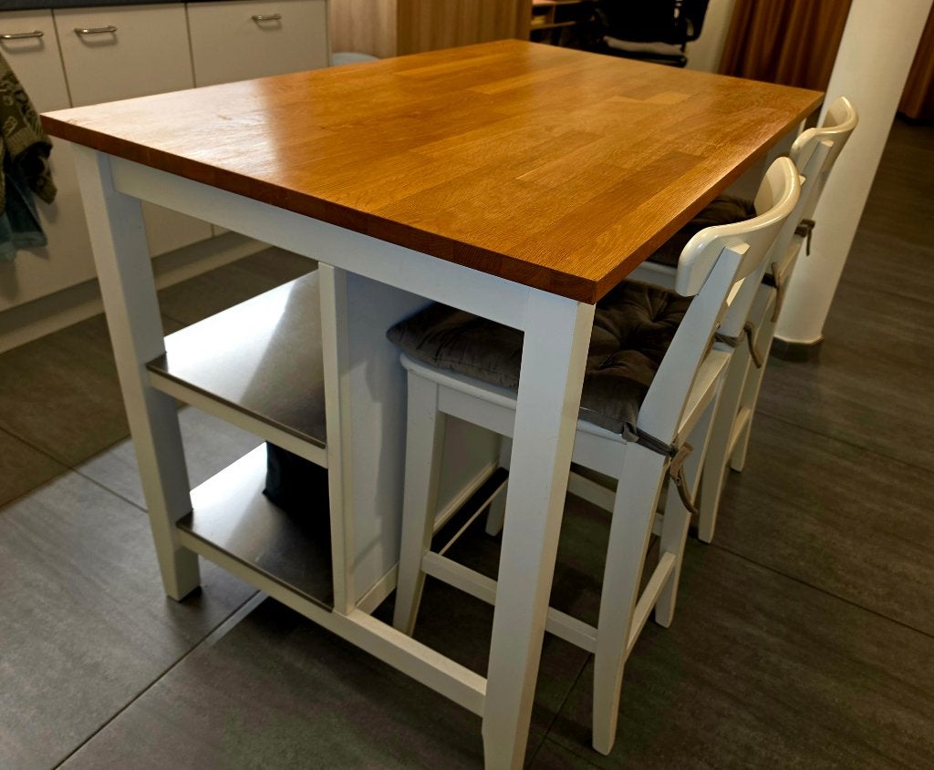 keukeneiland, Huis en Inrichting, Ophalen, 100 tot 150 cm, 75 cm of meer, Zo goed als nieuw