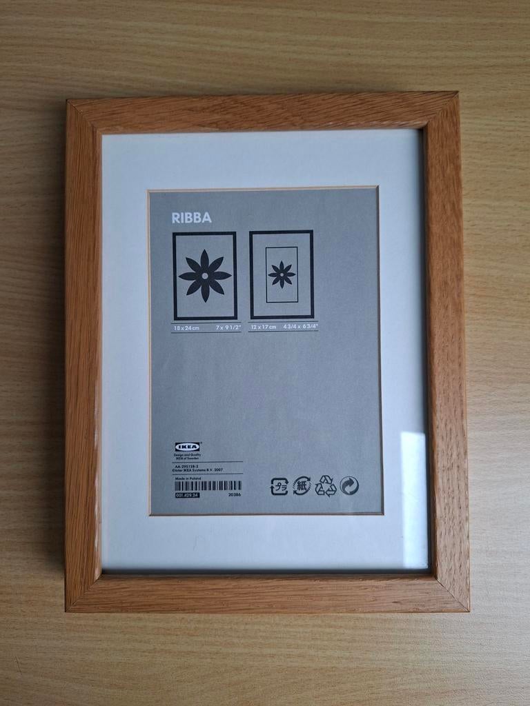 Kader met houten frame, Ophalen