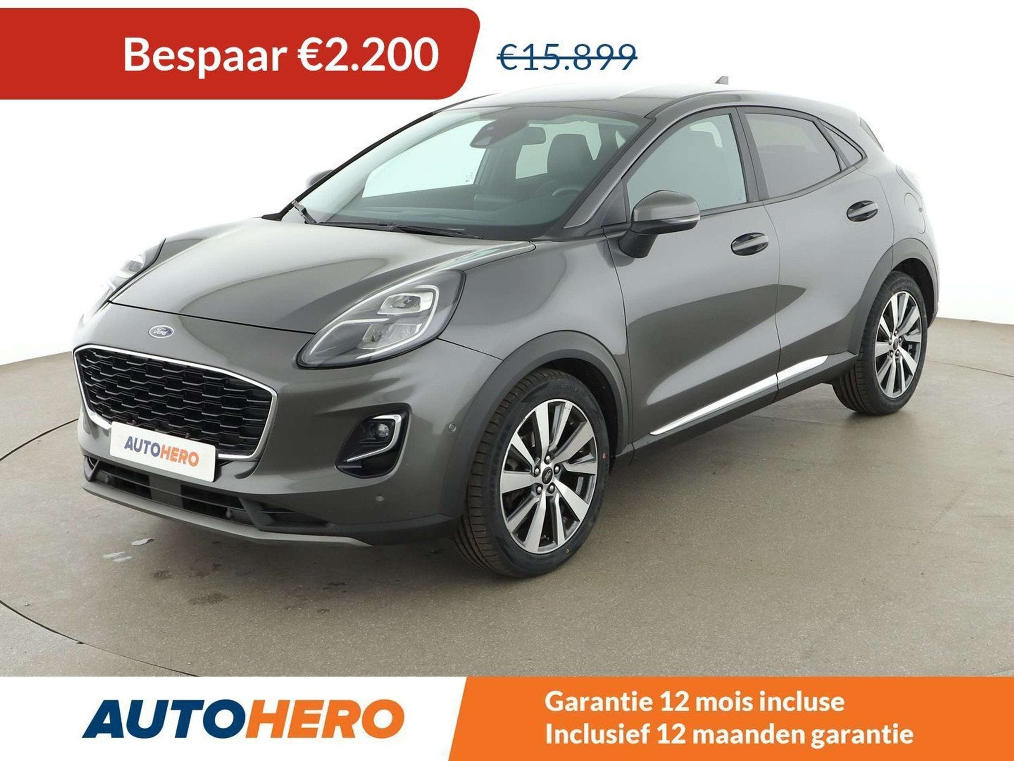 Ford Puma 1.0 EcoBoost Titanium X, Autos, Ford, Argent ou Gris, Achat, Euro 6, Boîte manuelle