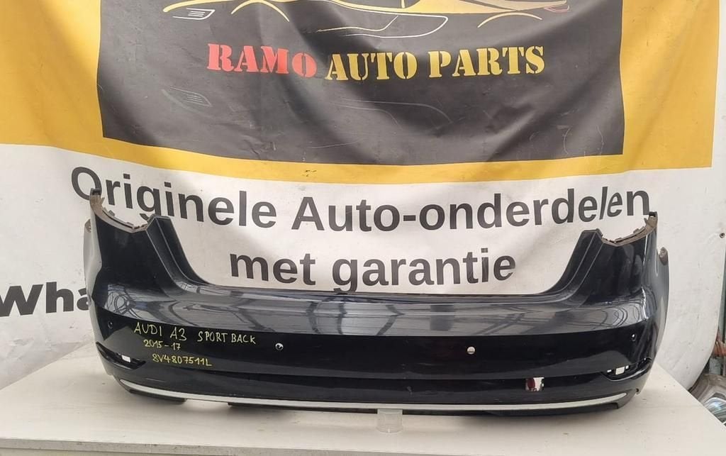 Achterbumper Audi A3 8V facelift Sportback '16-20 8V4807511L, Arrière, -, Utilisé, -