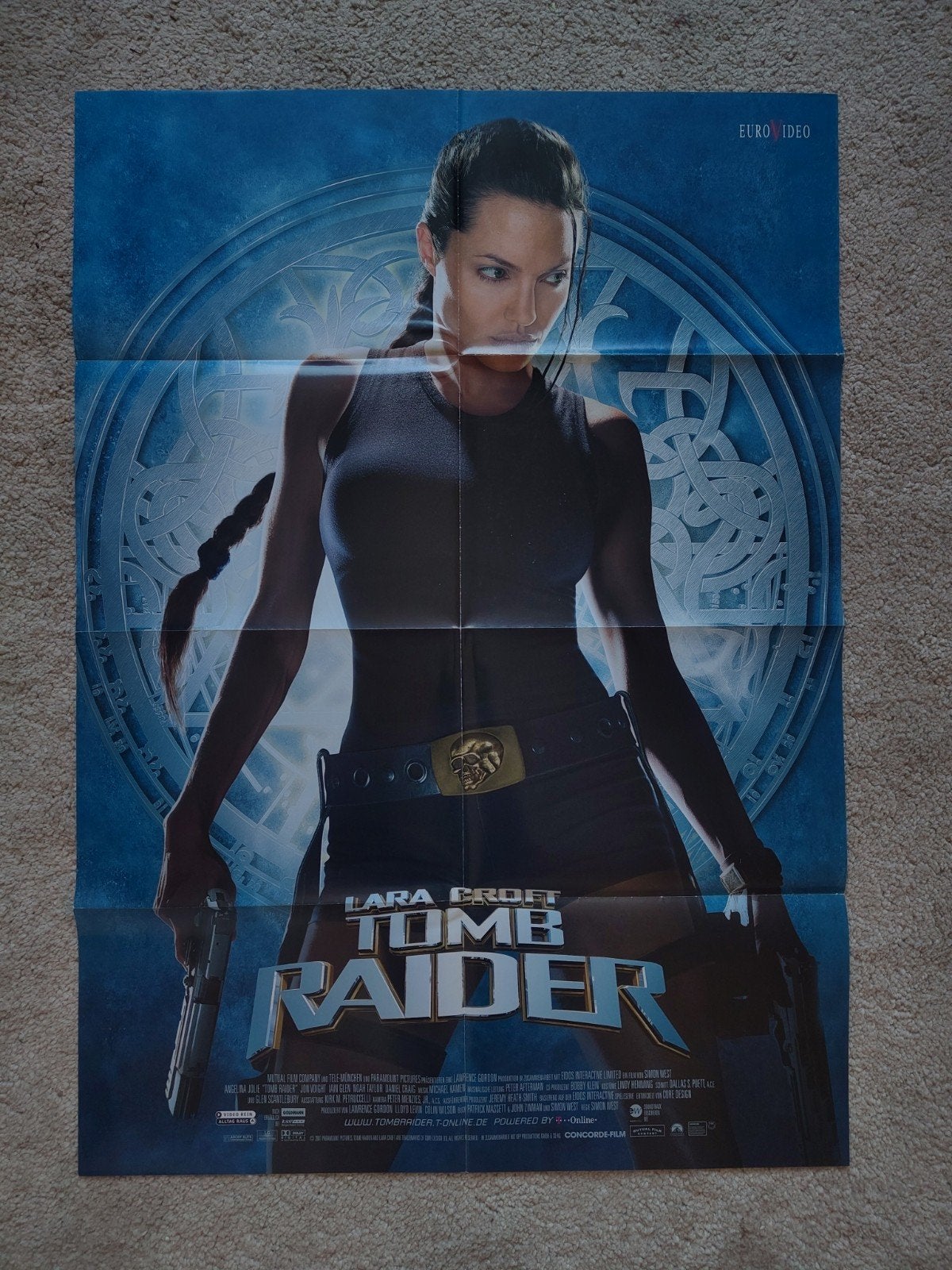 A1 poster Tomb Raider, Verzamelen, Ophalen of Verzenden, A1 t/m A3, Film en Tv, Rechthoekig Staand