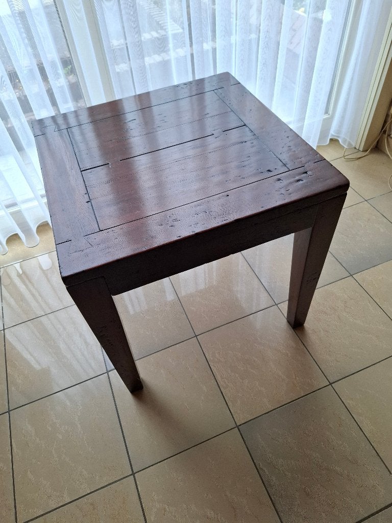 Salontafel / bijzettafeltje 60x60, Huis en Inrichting, Ophalen, 50 – 75, Gebruikt, 50 tot 100 cm