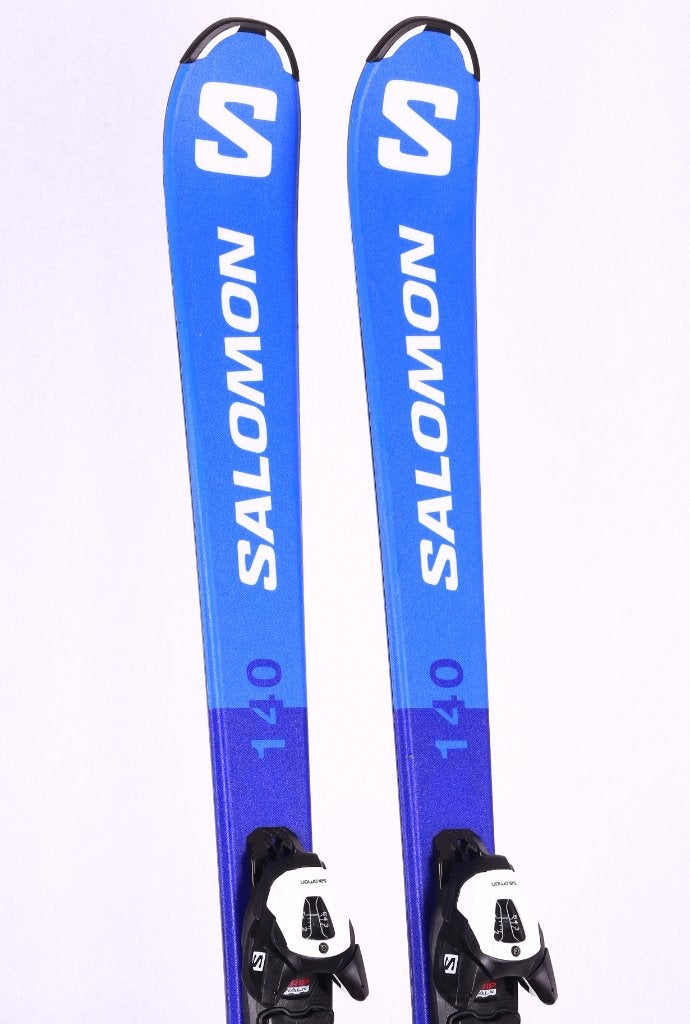 100;110;120;140 cm kinder ski's SALOMON S/RACE JR 2024, blue, Gebruikt, Verzenden, 100 tot 140 cm, Salomon