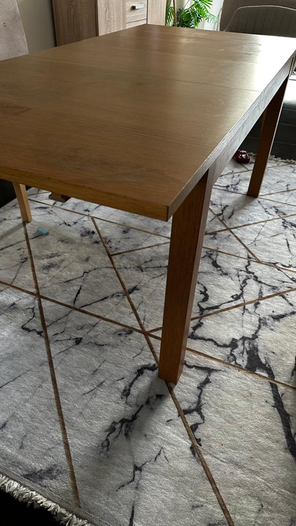 Uitschuifbare eettafel, Ophalen, Gebruikt