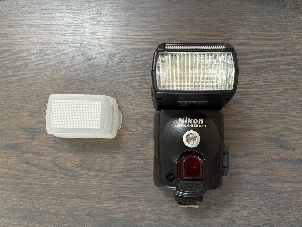 Om te doneren: Nikon SB-80DX-flitser, Audio, Tv en Foto, Externe flitser, Nikon, Ophalen, Nikon