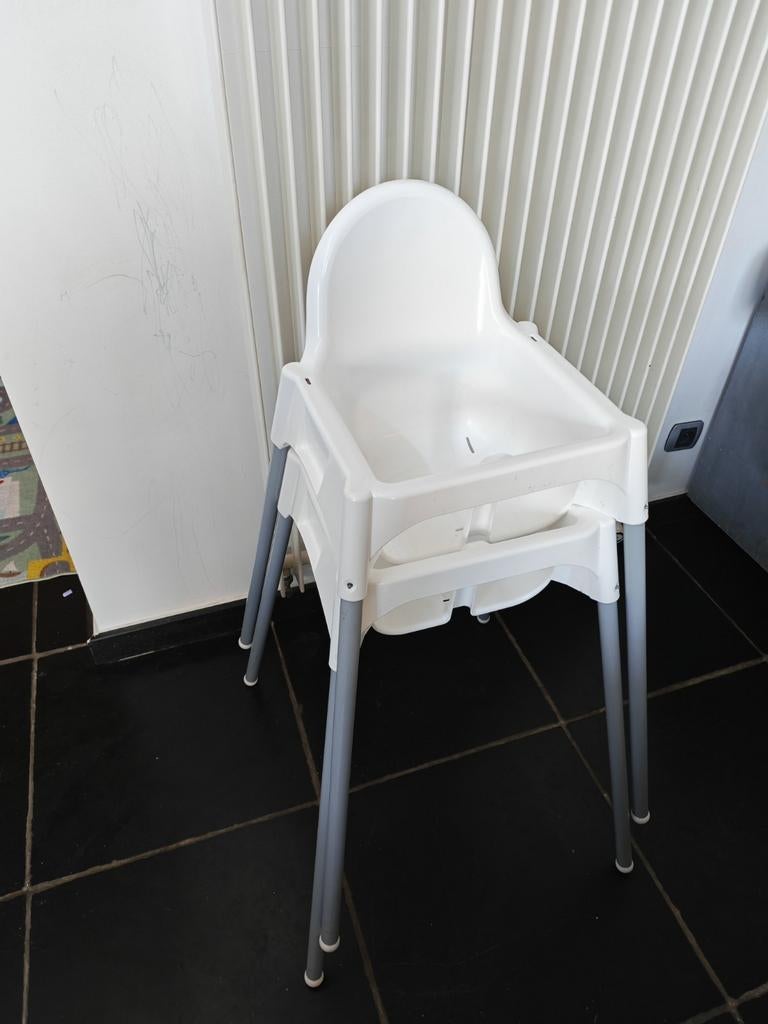 2 kinderstoelen ANTILOP IKEA wit, Kinderen en Baby's, Kinderstoelen, Ophalen, Gebruikt, Overige typen