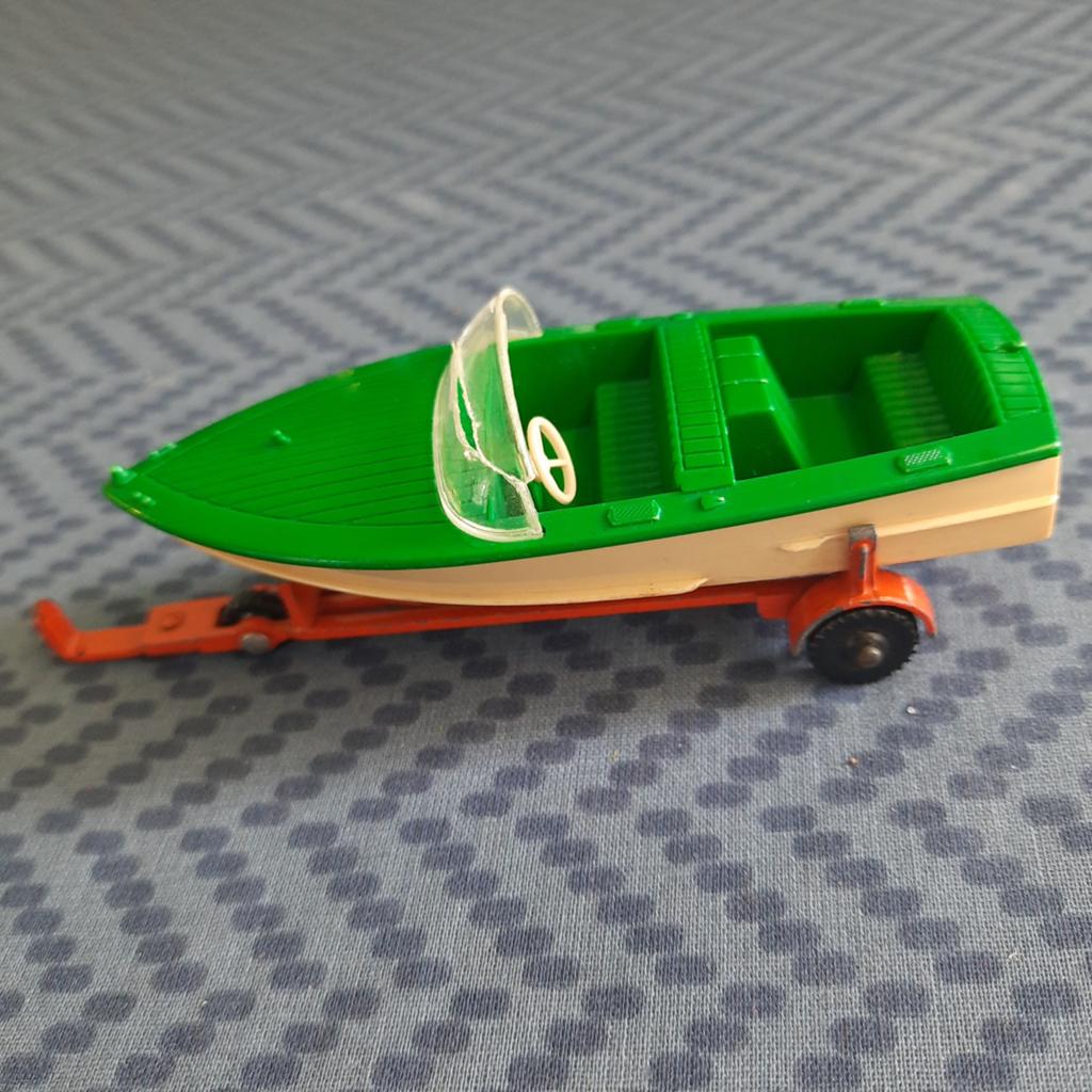 DINKY TOYS UK*N 796 *BATEAU DE SPORT HEALEY AVEC REMORQUE *, Enlèvement, Comme neuf, Autres types, Dinky Toys