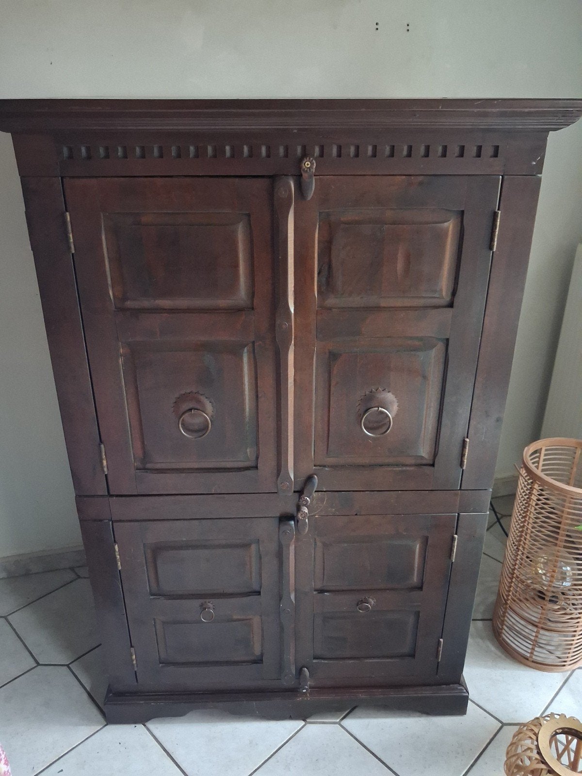 Houten Tv Kast, Huis en Inrichting, Ophalen, Gebruikt