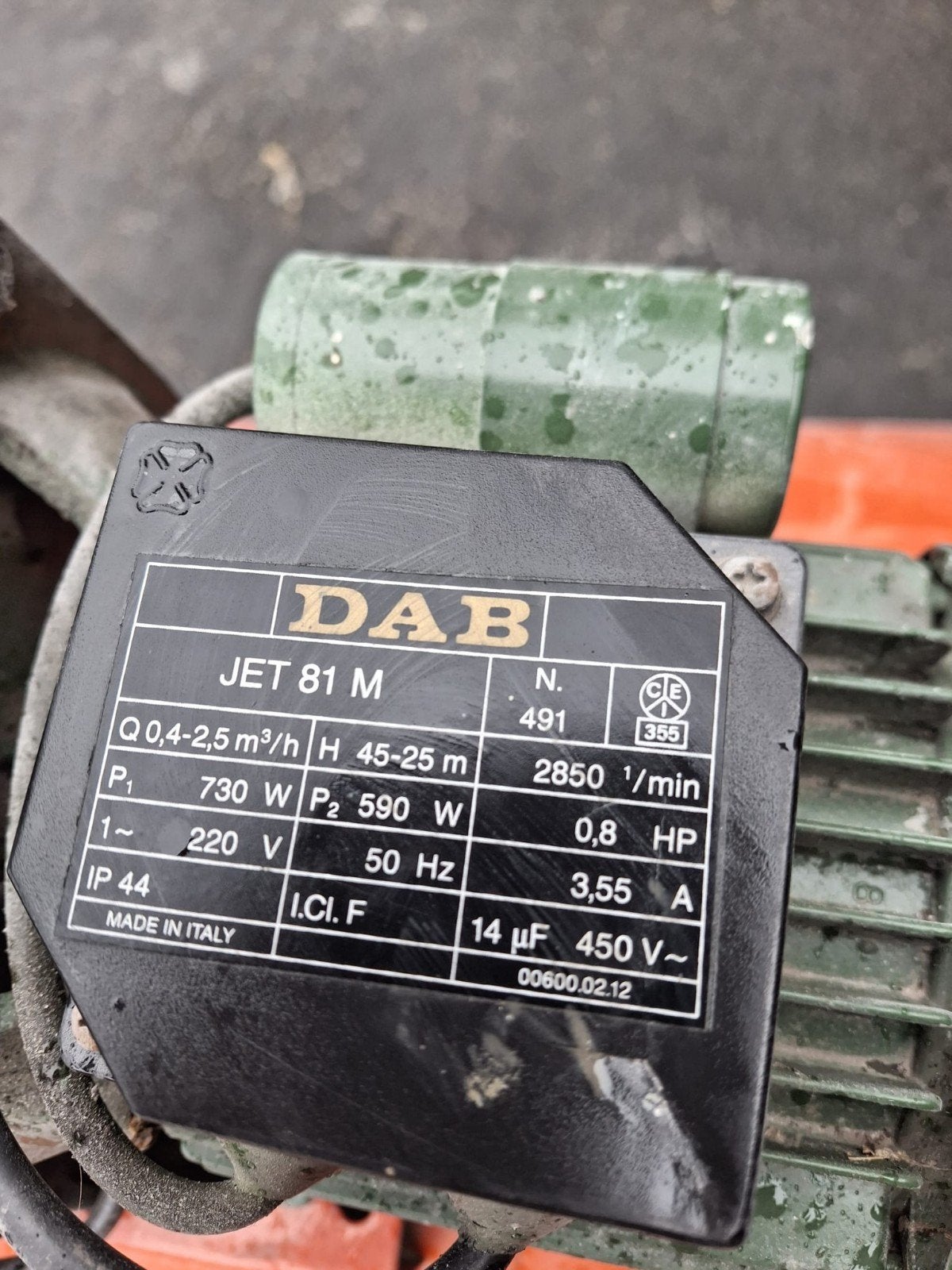 DAB waterpompen, Doe-het-zelf en Bouw, Ophalen, Gebruikt