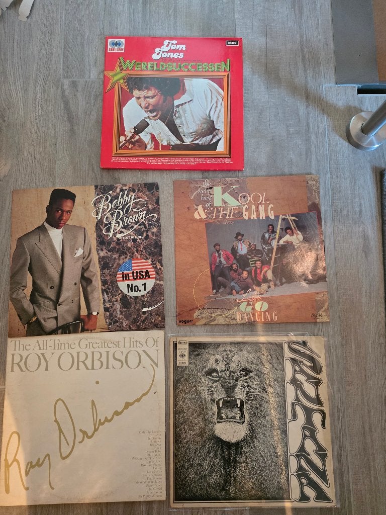 Vinyl platen santana tom jones bobby brown....., CD & DVD, Enlèvement ou Envoi