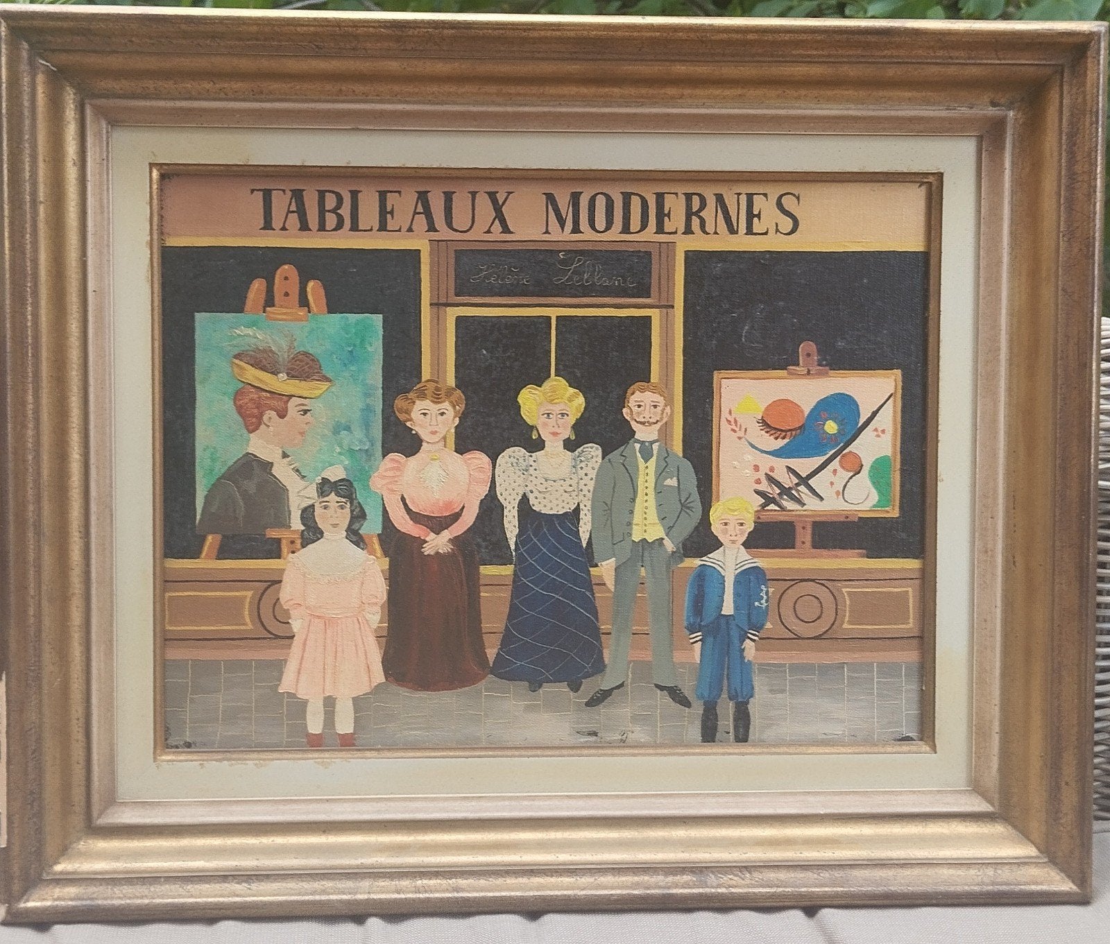 Hélène Leblanc Tableaux Modernes, Ophalen, Doek
