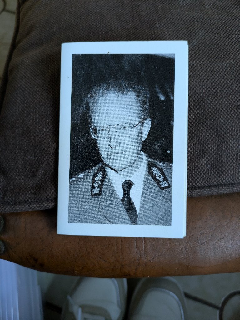 K.Boudewijn bidprentje, Verzamelen, Koningshuis en Royalty, Ophalen of Verzenden, Zo goed als nieuw, Kaart, Foto of Prent