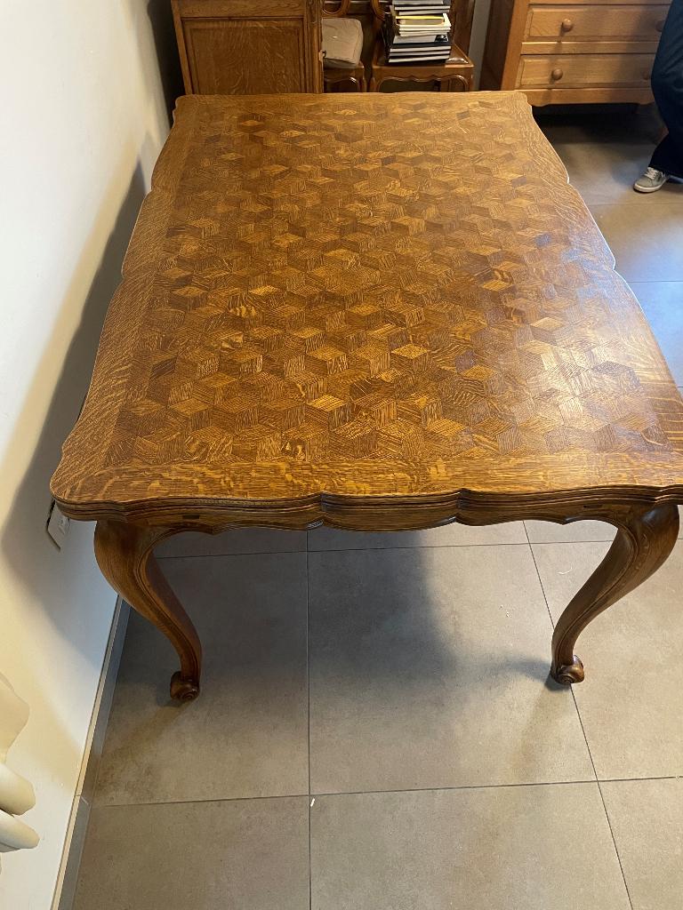 uitschuifbare tafel, Ophalen