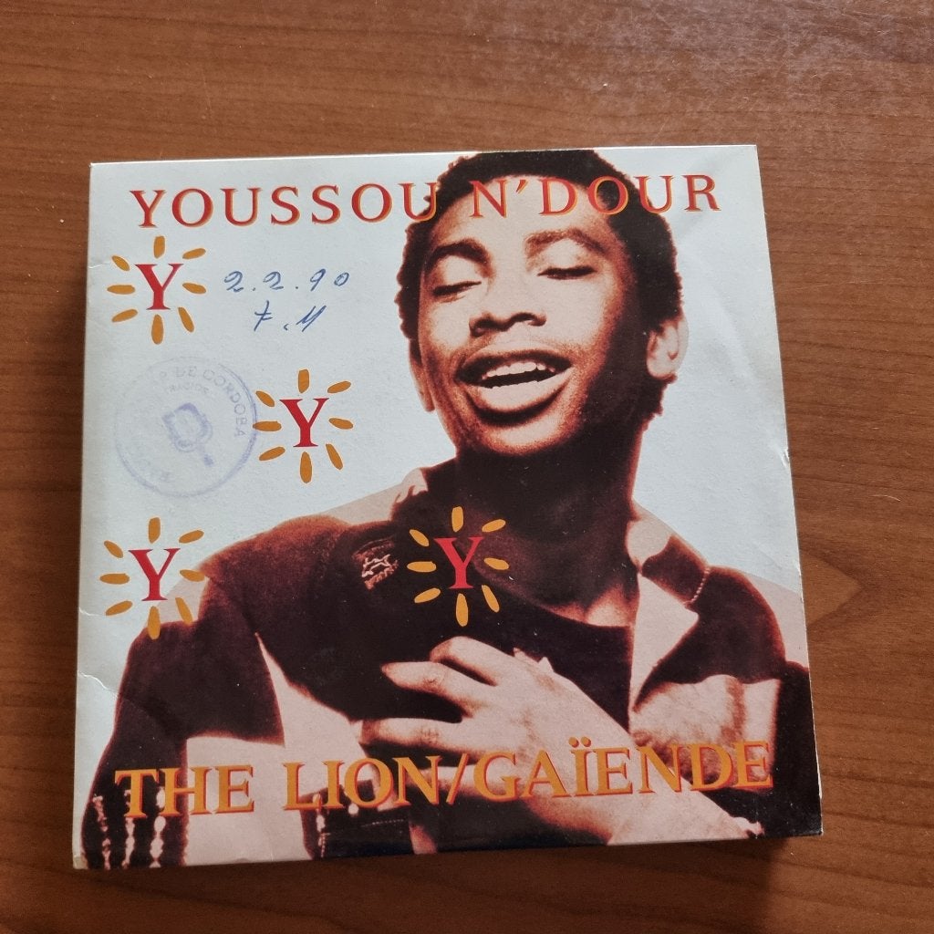 7" Youssou N'Dour – The Lion / Gaïende, Cd's en Dvd's, Vinyl Singles, Gebruikt, Wereldmuziek, 7 inch, Ophalen of Verzenden