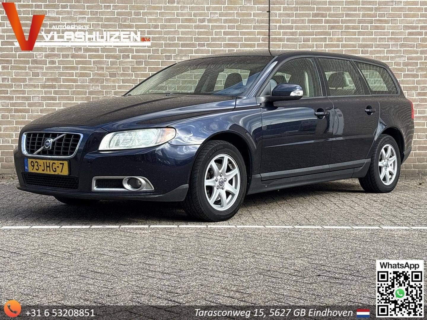 Volvo V70 2.0D | Leder | Climate | Cruise | PDC | Trekhaak |, Autos, Achat, Entreprise, Boîte manuelle, V70