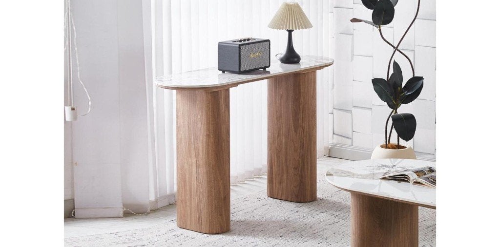 Console sidetable Evora Glanzend Steen Pandora - nieuw, Maison & Meubles, Envoi, Neuf
