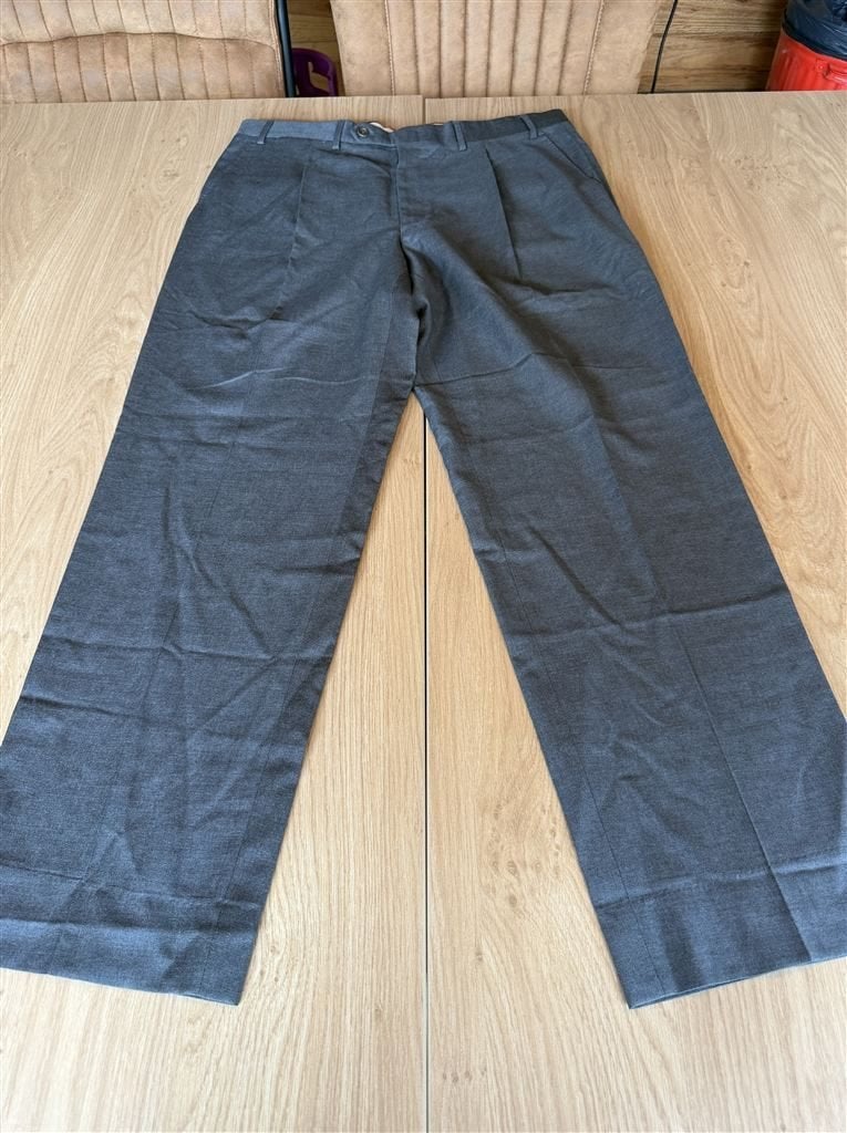 Lanvin Paris Super 120s Pantalon Grijs Made in Italy - Maat, Enlèvement ou Envoi, Neuf, Gris
