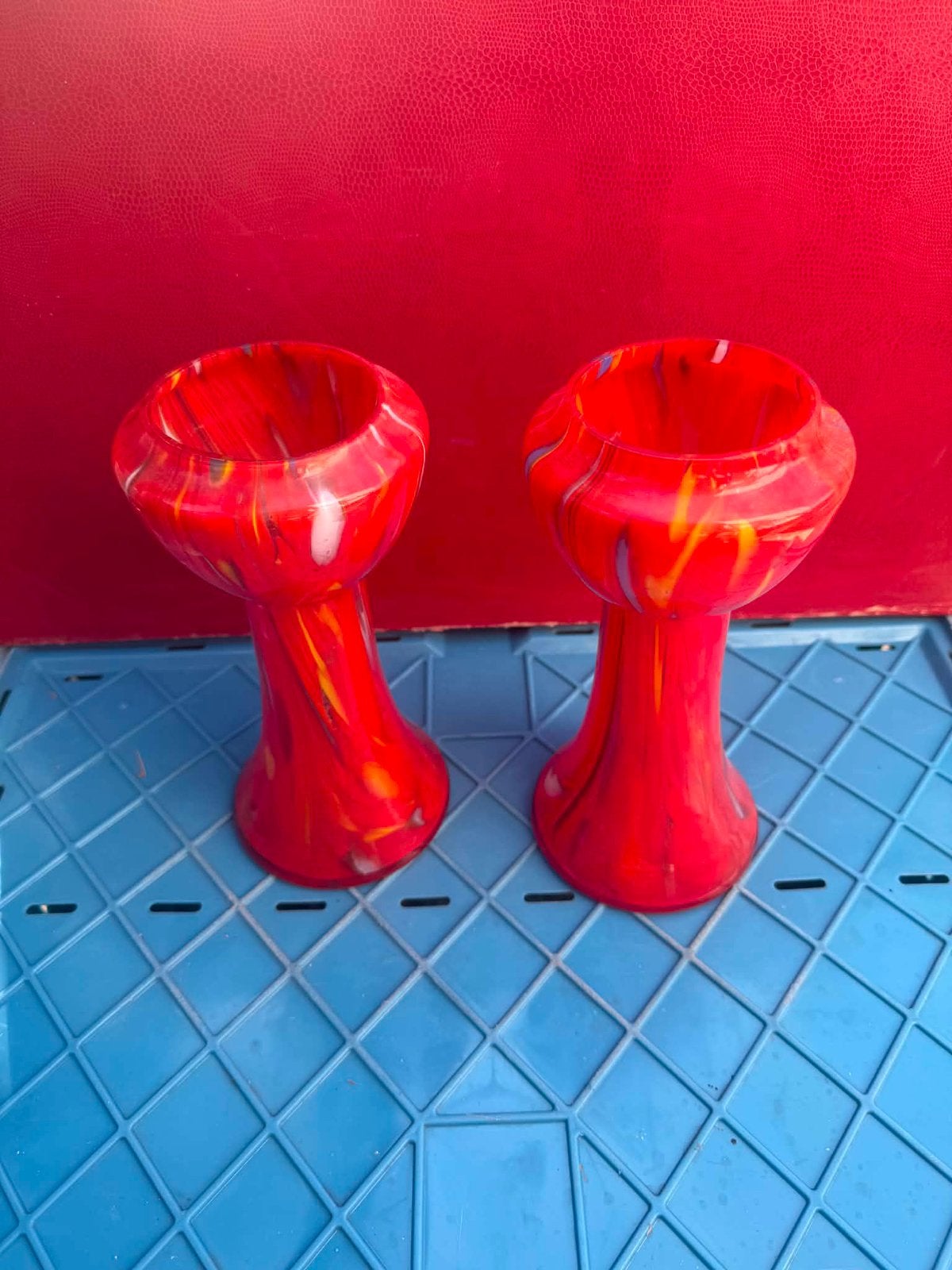 2 vases vintage, Enlèvement