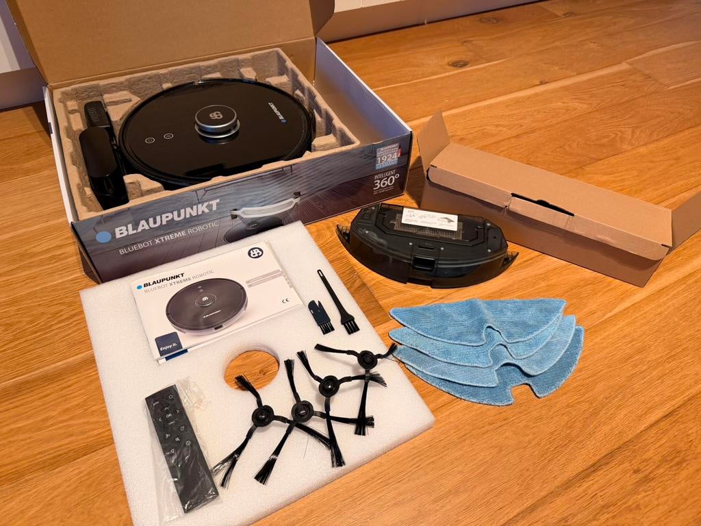 Blaupunkt Bluebot XTREME robotstofzuiger met dweilfunctie, Dweilfunctie, Ophalen of Verzenden, Zo goed als nieuw, Robotstofzuiger