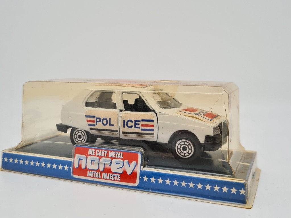 Citroën Visa Police met zwart interieur - Norev 1/43, Verzenden, Zo goed als nieuw, Auto, Norev