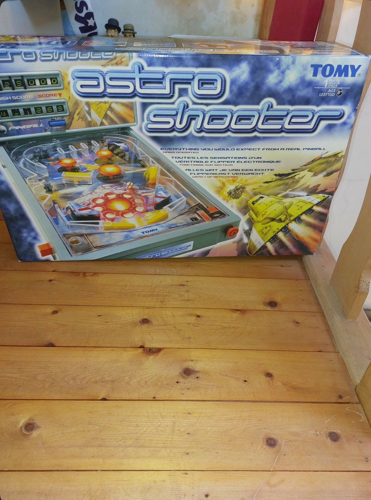 Vintage Tomy Astro Shooter Flipperkast ‘80 (Originele Doos!), Collections, Jouets, Comme neuf, Enlèvement ou Envoi
