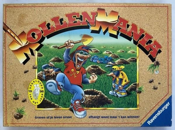 Ravensburger Mollenmania Gezelschapsspel Vintage 1996 spel, Hobby en Vrije tijd, Gezelschapsspellen | Bordspellen, Een of twee spelers