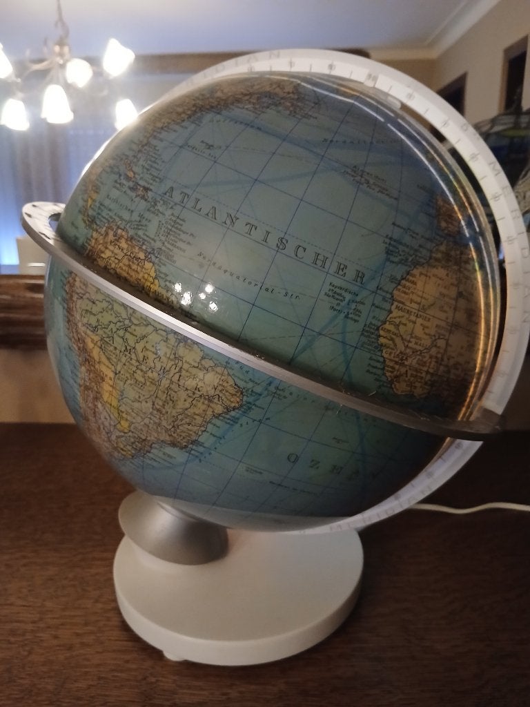 wereldbol columbus verlag, Ophalen, Gebruikt, Kunststof, Verlicht