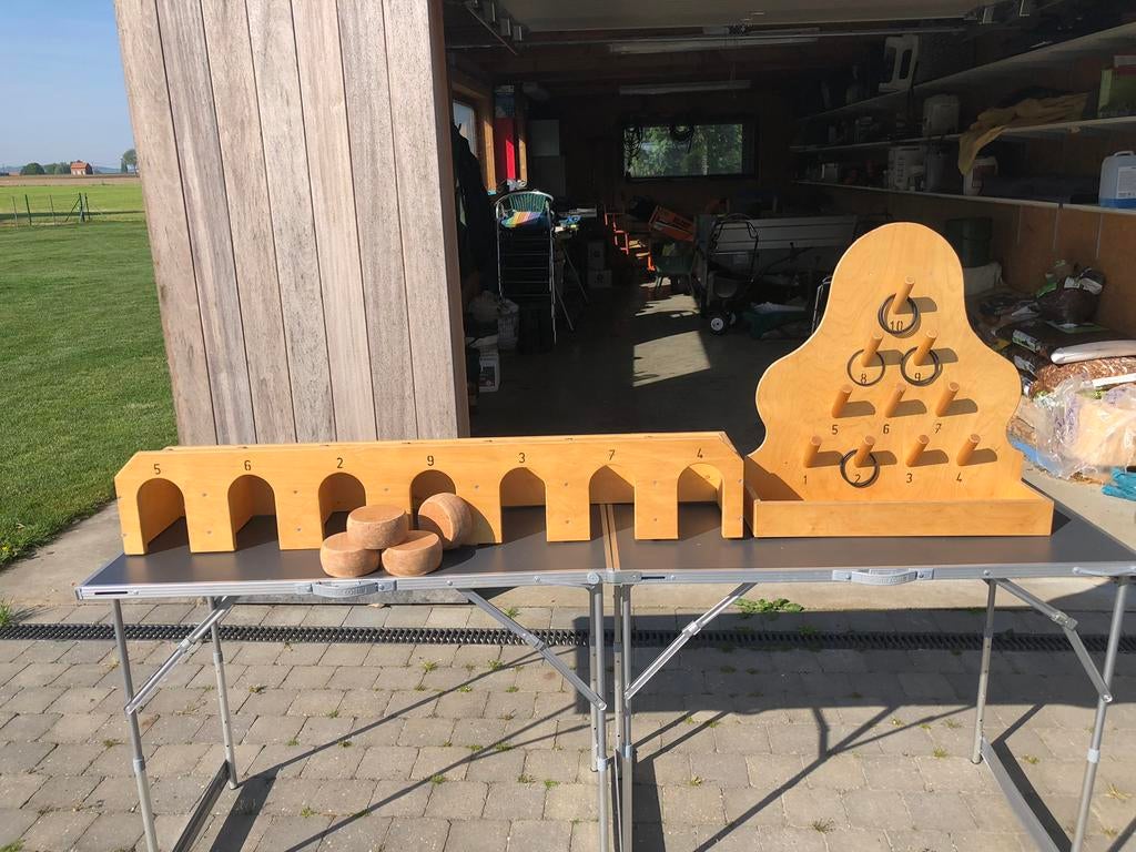 Houten café spelen. Uilengatbolling en ringwerpspel, Ophalen, Nieuw, Overige typen