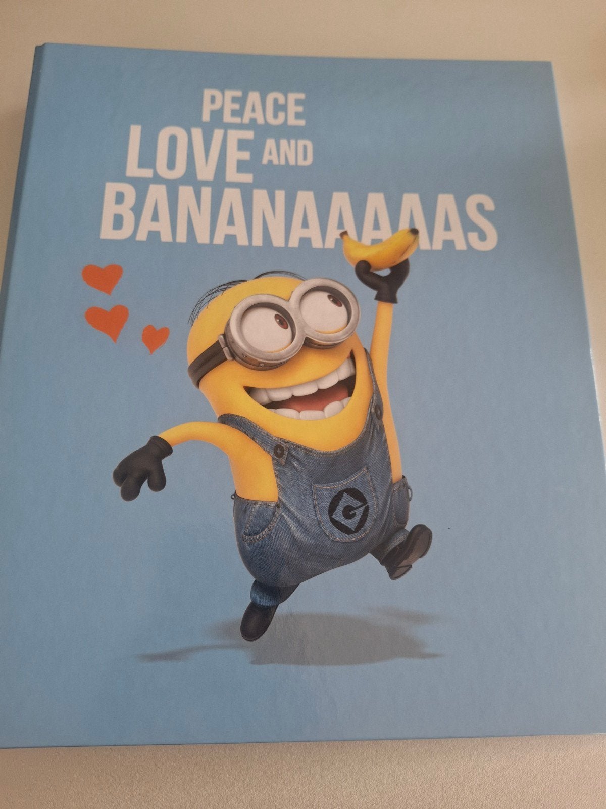 Ringmap A4 thema Minions love and peace, Ophalen of Verzenden, Nieuw