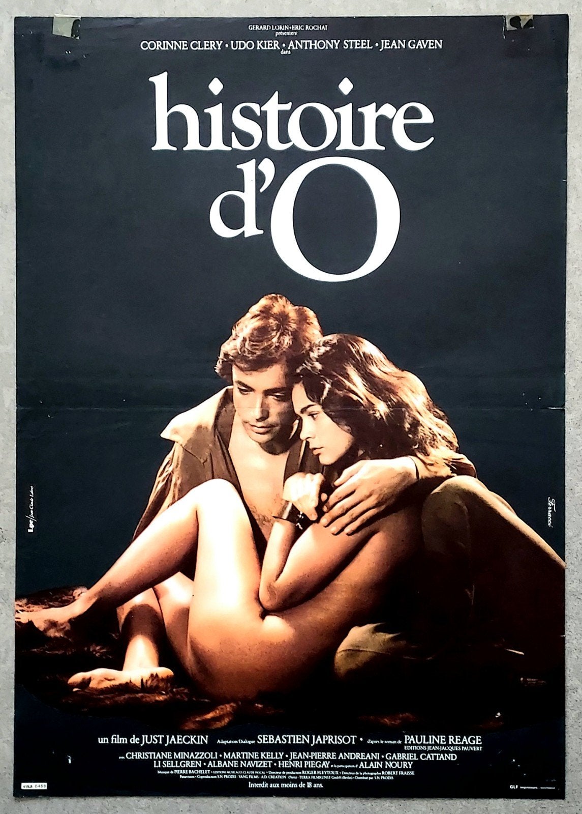Affiche HISTOIRE D'O 1975 Just Jaeckin Udo Kier, Collections, Posters & Affiches, Envoi