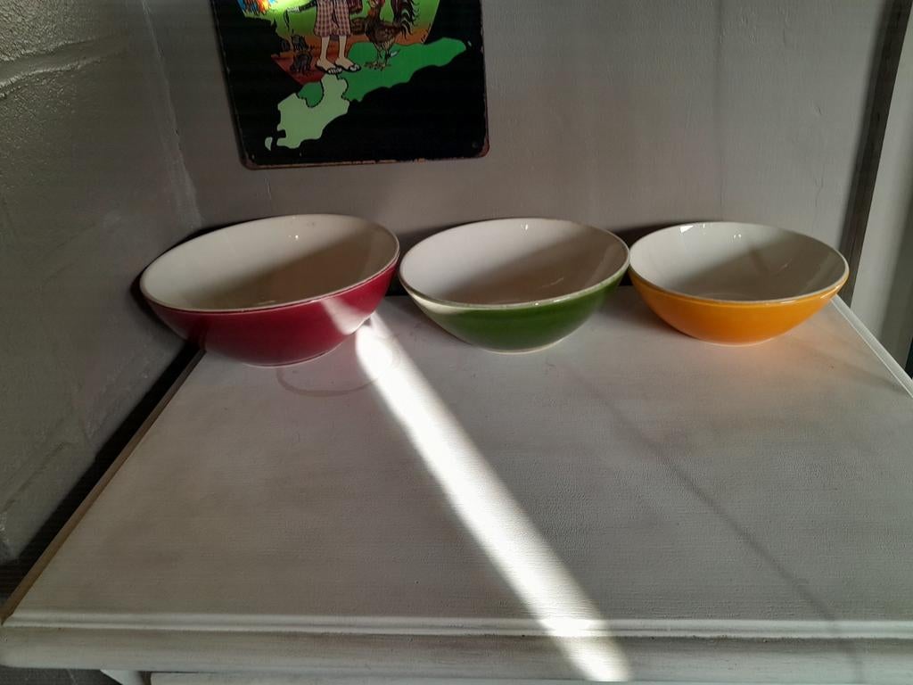 Vintage boch pastel, Ophalen of Verzenden